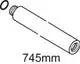 IS-Brausestange-d25-Abstand-L745mm-Chrom-A861142AA gallery number 1